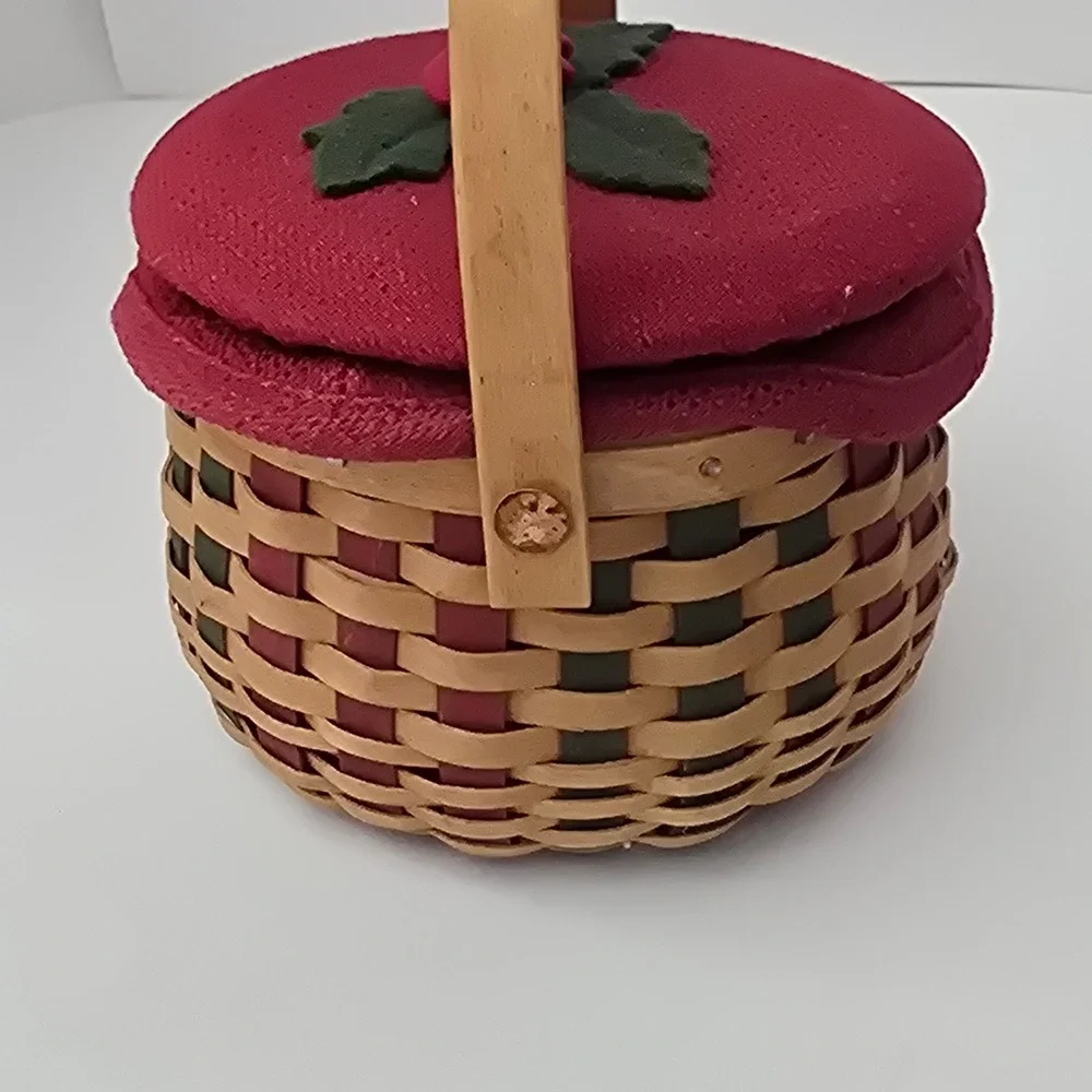 Longaberger Tree Trimmings Melody Basket Full Set Protector Liner Lid 2003
